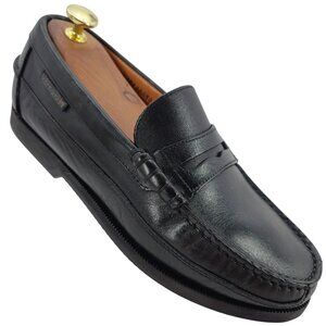 Mephisto Cap Vert Air Relax Mens size 6.5 Black Dress Casual Shoes Penny Loafers